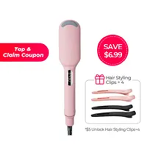 1 COMPACT Hair Waver Crimper & 4 Hair Clips - 34.97